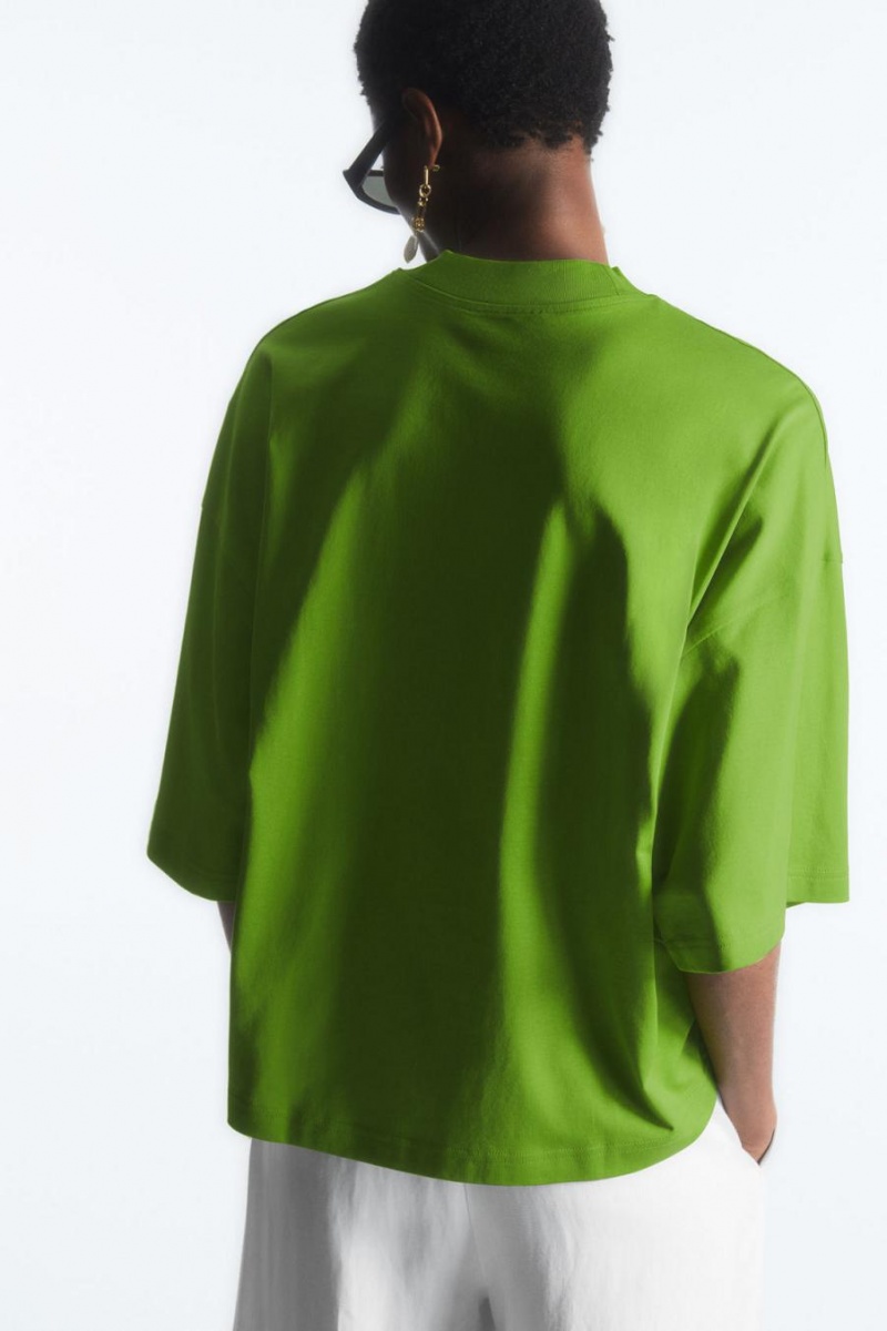 Tricou Dama COS The Full Volume Verzi Deschis | DKQZO-3508