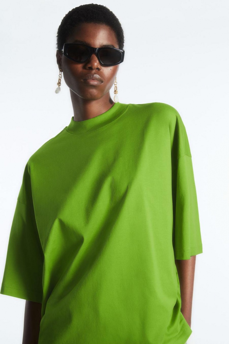 Tricou Dama COS The Full Volume Verzi Deschis | DKQZO-3508