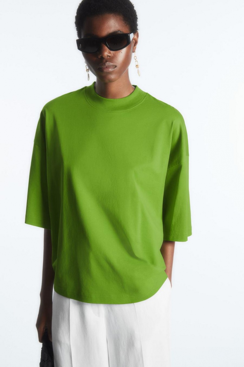 Tricou Dama COS The Full Volume Verzi Deschis | DKQZO-3508